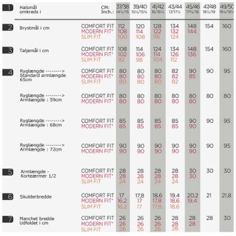 Eterna - Ærme længde 72 cm