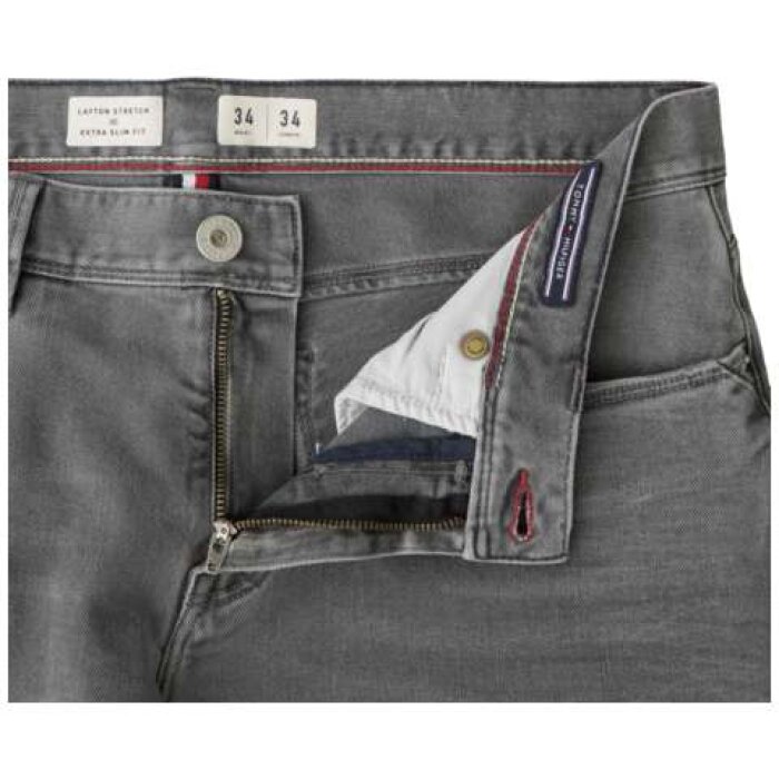Tommy Hilfiger  - Tommy Hilfiger - Layton | Extra slim fit Jeans Grå