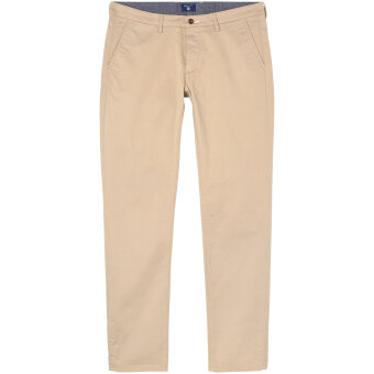 Gant - Gant - Slim Twill Chino | Lærredsbuks Dark Khaki