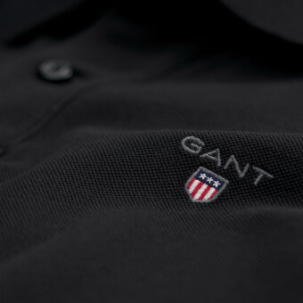 Gant - Gant - Solid Pique Rugger Polo | Polo T-shirt Sort