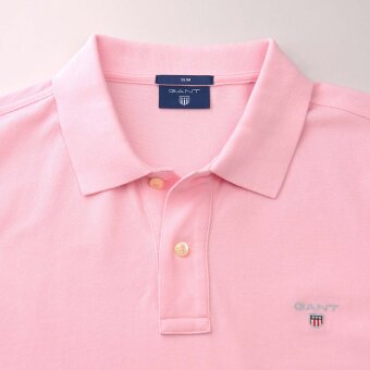 Gant - Gant - Solid Pique Rugger Polo | Polo T-shirt California Pink Gant - Gant - Solid Pique Rugger Polo | Polo T-shirt California Pink