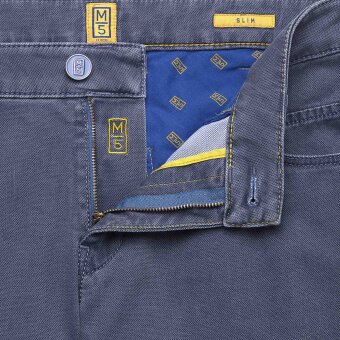 Meyer - Meyer - M5 Slim | Jeans Broken Twill Blå