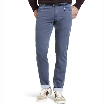 Meyer - Meyer - M5 Slim | Jeans Broken Twill Blå