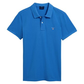 Gant - Gant - Solid Pique Rugger Polo | Polo T-shirt Palace Blue