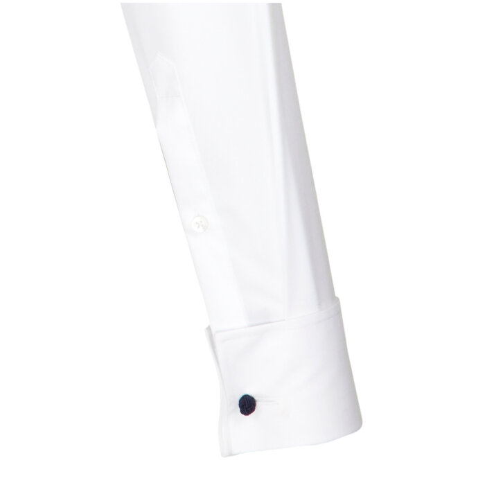 Seidensticker - Seidensticker - 675674 | Slim fit Dobbelt Manchet Skjorte Hvid