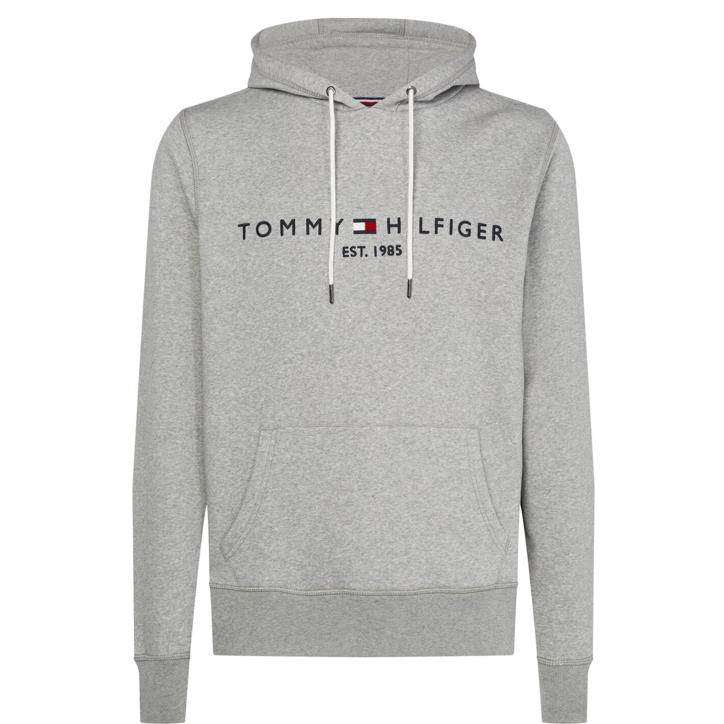 telegram Vestlig Mainstream Køb Grå Hættetrøje fra Tommy Hilfiger - Fri fragt på Toftshop.dk