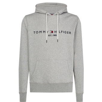 Tommy Hilfiger  - Tommy Hilfiger - Logo Flex Fleece Hoody | Sweatshirt Cloud