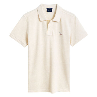 Gant - Gant - Solid Pique Rugger Polo | Polo T-shirt Seed Melange