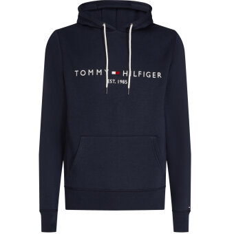 Tommy Hilfiger  - Tommy Hilfiger - Logo Flex Fleece Hoody | Sweatshirt Sky Captain