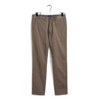 Gant - Gant - Slim Twill Chino | Lærredsbuks Desert brown