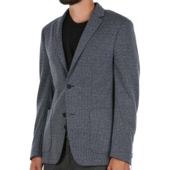 Calvin Klein - Calvin Klein - Two Tone Jersey | Blazer Calvin Navy