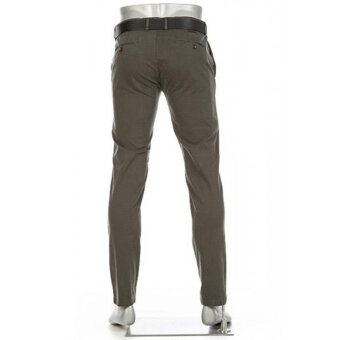 Alberto - Alberto - Rob T400 | Slim Fit Chino 1804 690 Grå Grøn