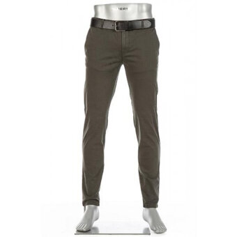 Alberto - Alberto - Rob T400 | Slim Fit Chino 1804 690 Grå Grøn