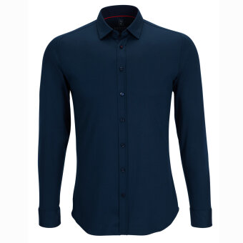 Desoto - Desoto - Slim Fit 21020 | Jersey Skjorte 57 Navy
