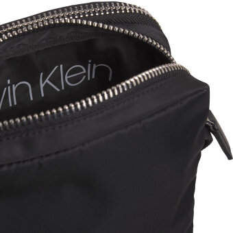 Calvin Klein - Calvin Klein - Satin Nylon Twill Crossbody Bag | Sort