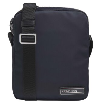 Calvin Klein - Calvin Klein - Satin Nylon Twill Crossbody Bag | Navy
