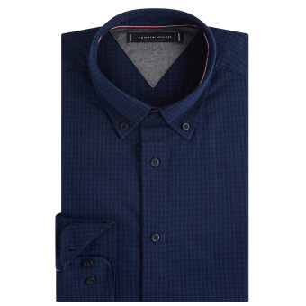 Tommy Hilfiger  - Tommy Hilfiger - Gingham Check | Skjorte Dark Indigo