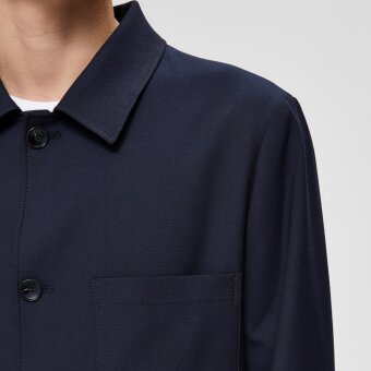 Selected - Tyler | Overshirt Navy Blazer