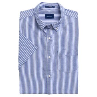 Gant - Gant - Tech Prep SS | K/Æ Skjorte College Blue