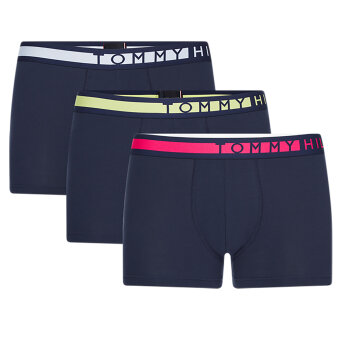 Tommy Hilfiger  - Tommy Hilfiger - Statement Waistband 3 Pack | Trunk magenta yellow