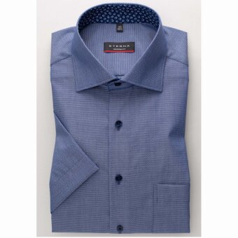 Eterna - Eterna - 2378 C | K/Æ Comfort fit Skjorte 18 Blå