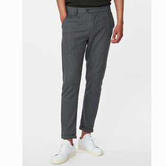 LES DEUX - Les Deux - Como Herringbone Suit Pants | Chino light grey