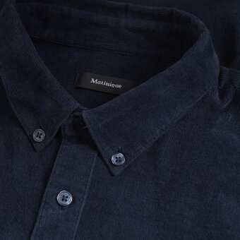 Matinique - Matinique - Trostol BD | Fløjlsskjorte Dark Navy