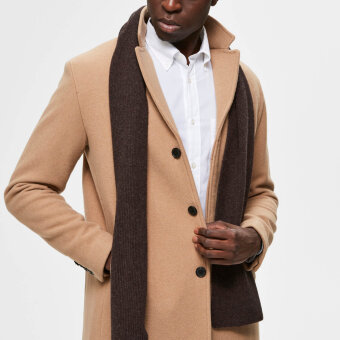 Selected - Cray scarf | Halstørklæde Coffee Bean Selected - Cray scarf | Halstørklæde Coffee Bean