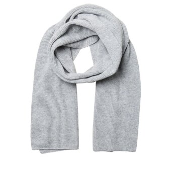 Selected - Cray scarf | Halstørklæde Light Grey Melange Selected - Cray scarf | Halstørklæde Light Grey Melange