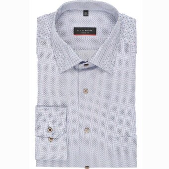 Eterna - Eterna - 3367 | Modern Fit Skjorte 12 Lysblå