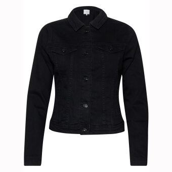 ICHI ( Dame ) - ICHI - IHSTAMPE JACKET | DENIMJAKKE BLACK