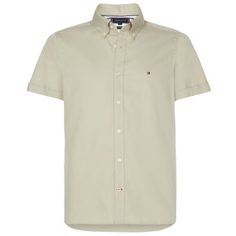 Tommy Hilfiger  - Tommy Hilfiger - Slim Turn Back Cuff | K/Æ Skjorte Light Stone