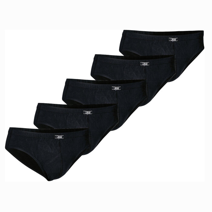 JBS - JBS - Minislip 5pack Økologisk Bomuld | Trusse Sort