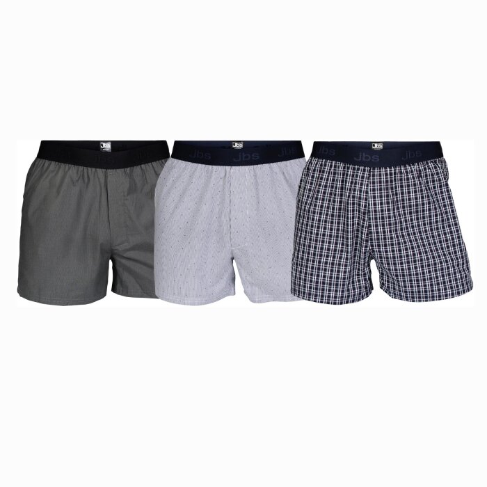 JBS - JBS - Boxershorts 3pack Økologisk Bomuld | 10 Mix Farve