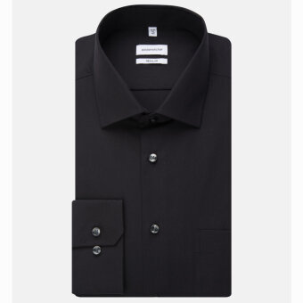 Seidensticker - Seidensticker - 001000 | Regular Fit Skjorte 84 Sort
