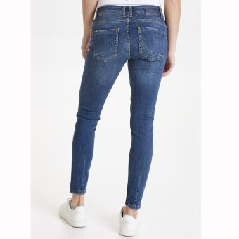 Pulz Jeans ( Dame )  - PULZ - PZROSITA | Midwaist Jeans Medium Blue Denim