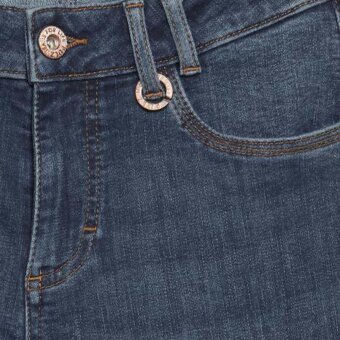 Pulz Jeans ( Dame )  - PULZ - PZANNA | Midwaist Jeans Dark Blue Denim