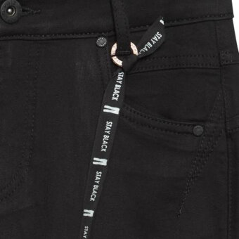 Pulz Jeans ( Dame )  - PULZ - PZCARMEN | Highwaist Jeans Stay Black Sort