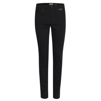 Pulz Jeans ( Dame )  - PULZ - PZCARMEN | Highwaist Jeans Stay Black Sort