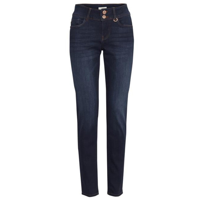 Pulz Jeans ( Dame )  - PULZ - PZSUZY | Curved Jeans Dark Blue
