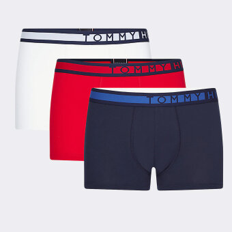 Tommy Hilfiger  - Tommy Hilfiger - Statement Waistband 3 Pack | Trunk Navy mm
