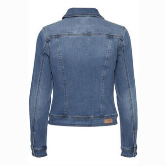 Pulz Jeans ( Dame )  - PULZ - PZSIRA DENIM JACKET | Cowboyjakke Light Blue