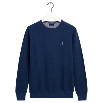 Gant - Gant - Crew Neck | Strik Marine Melange Gant - Gant - Crew Neck | Strik Marine Melange