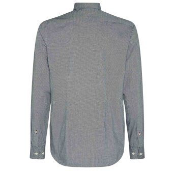 Tommy Hilfiger  - Tommy Hilfiger - Micro Houndstooth Slim | Skjorte Carbon Navy