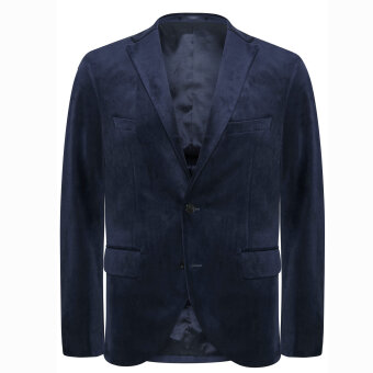 Matinique - Matinique - George velvet blazer | Velour Habitjakke Dark Navy