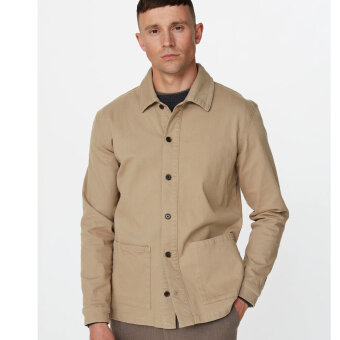 LES DEUX - Les Deux - PASCAL | OVERSHIRT DARK SAND