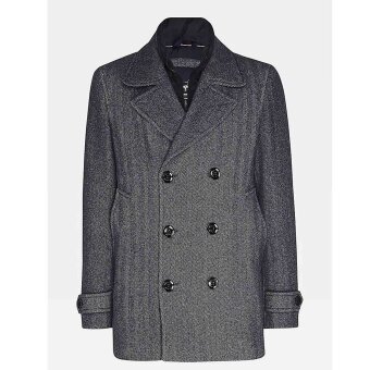 Tommy Hilfiger  - Tommy Hilfiger - Padded Peacoat | Uldjakke