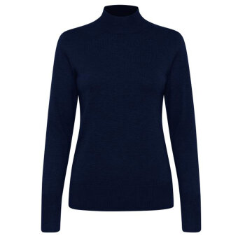 Pulz Jeans ( Dame )  - PULZ - PZSARA | RULLEKRAVE STRIK BLÅ