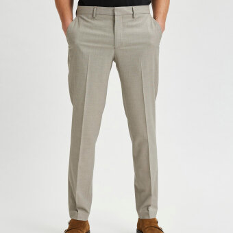 Selected - Mazelogan pants | Slim Habitbuks Sand