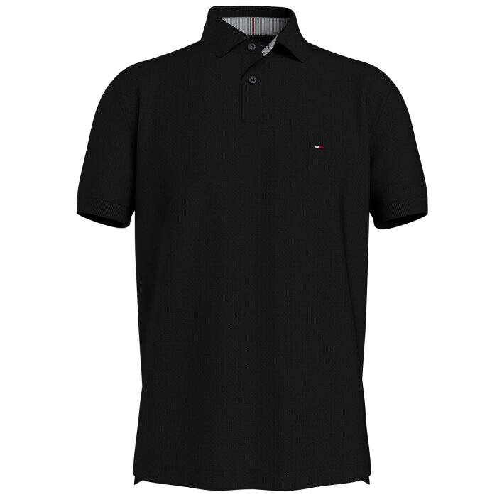 Tommy Hilfiger  - Tommy Hilfiger - 1985 regular | Polo T-shirt Sort
